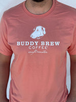 Buddy Logo Shirt Unisex - Coral