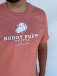 Buddy Logo Shirt Unisex - Coral