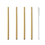 BB Gold Stainless Straw Set